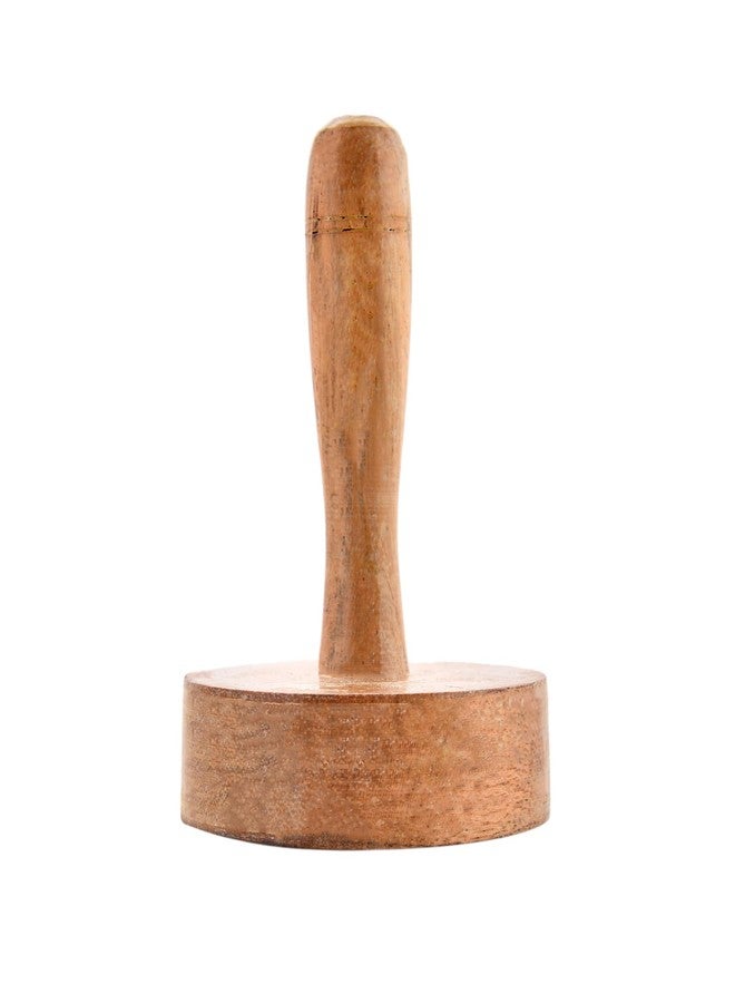 VISMAY'S Wooden Paratha Sek Masher chapati Presser Paratha Sekni Paratha Presser for Cooking Paratha's - Set of 1 Piece - Image 1